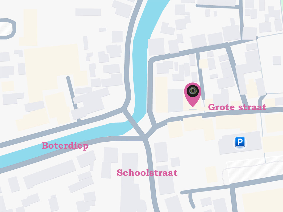 Kapsalon Bedum google maps kaart